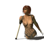 A dancer with her pole By DeadMorose
