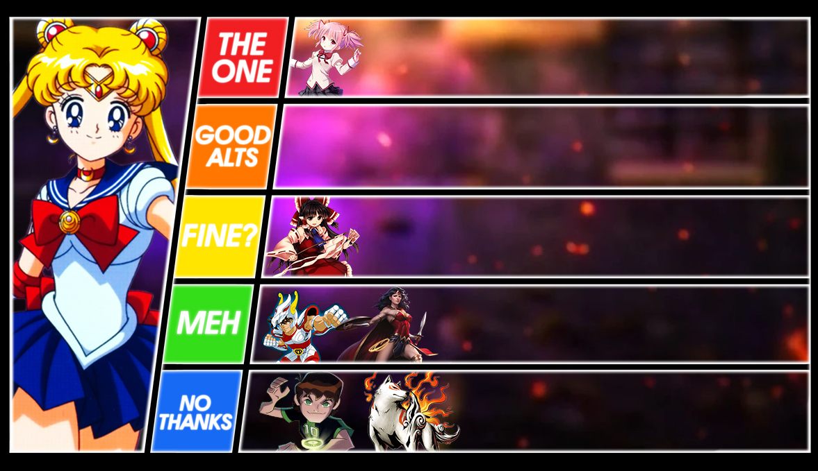 Sailor Moon Matchup Tier List