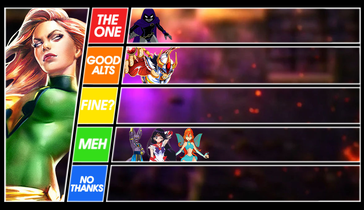 Jean Grey Matchup Tier List