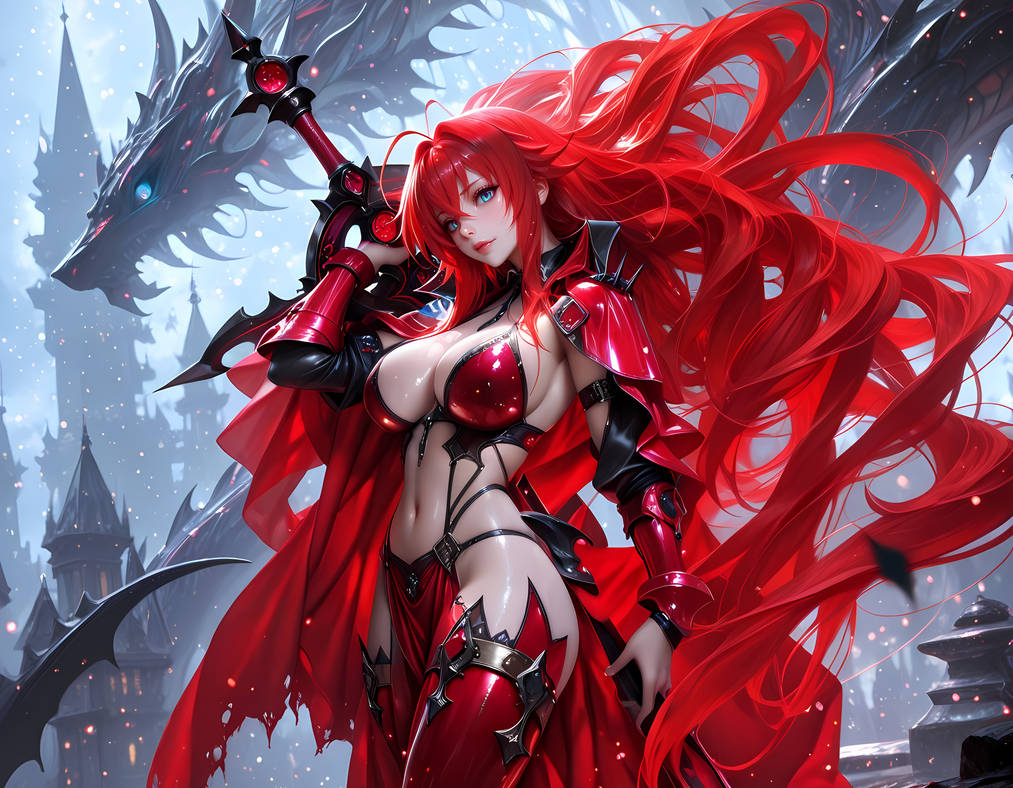 Angry Rias Rias Gremory/High School DxD. by AnyanwuAI on DeviantArt