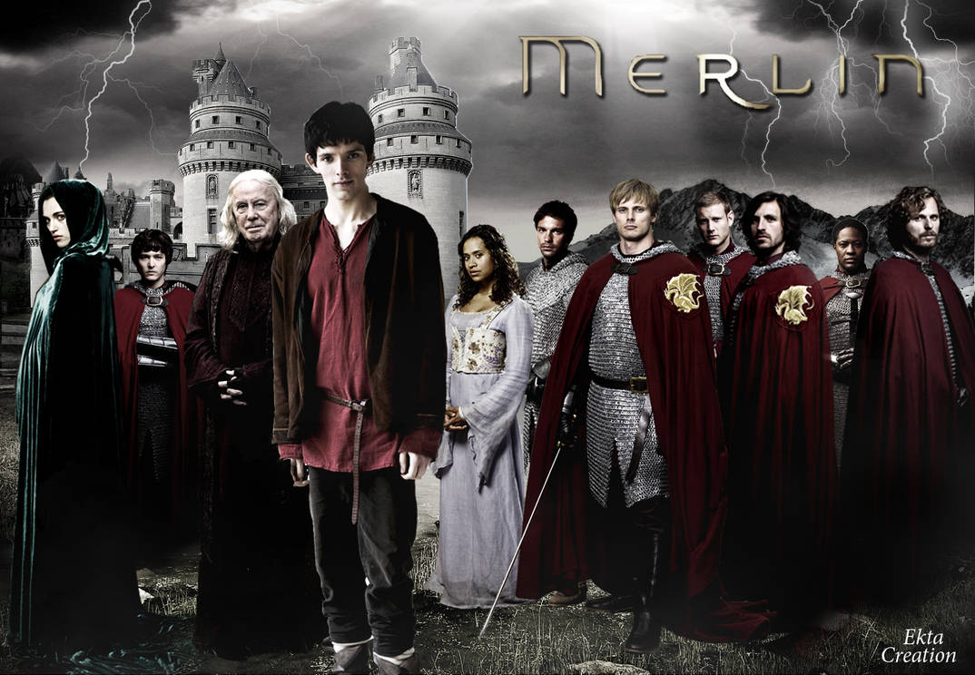 merlin all cast artwork by ektapinki on DeviantArt