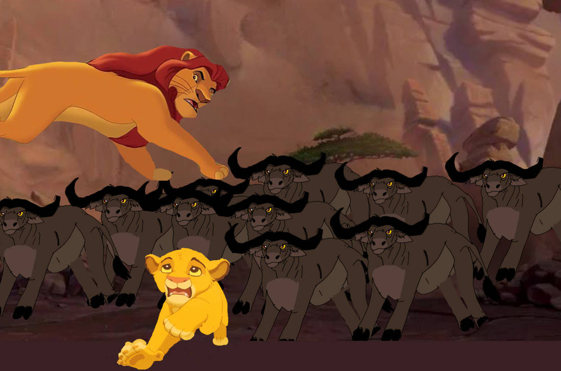 Lion King African Buffalo Stampede By Lew12345567 On DeviantArt lion-king-african-buffalo-stampede-by-lew12345567-on-deviantart