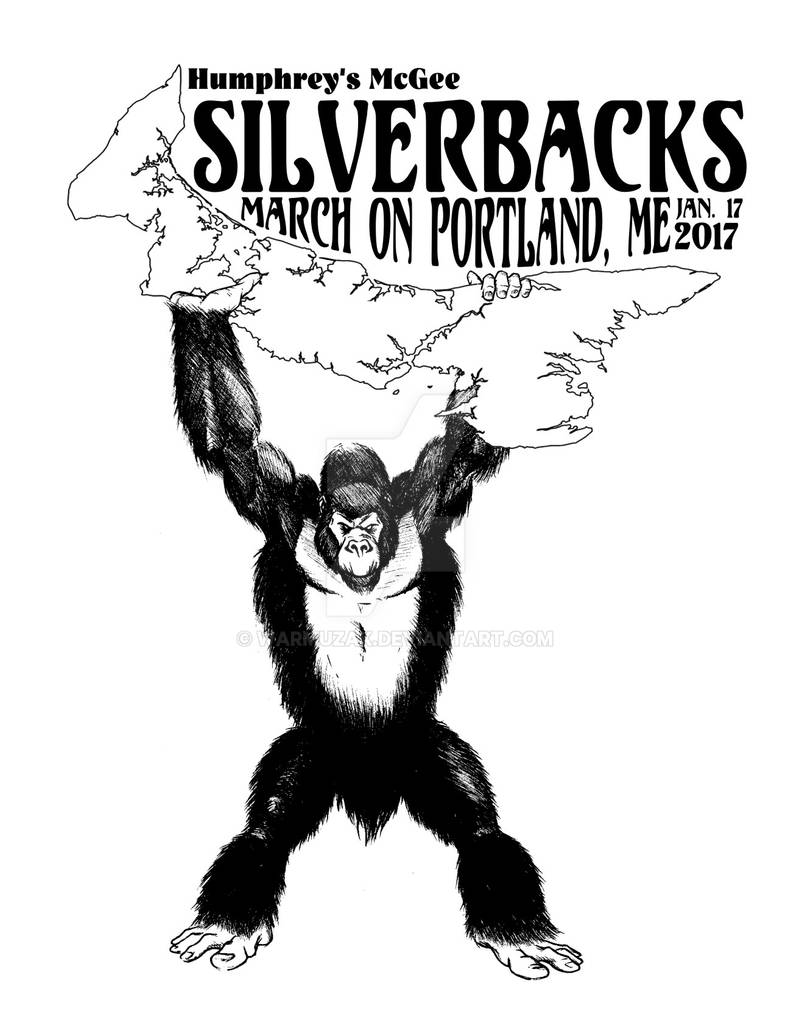 Silverbacks T-Shirt graphic by warmuzak on DeviantArt