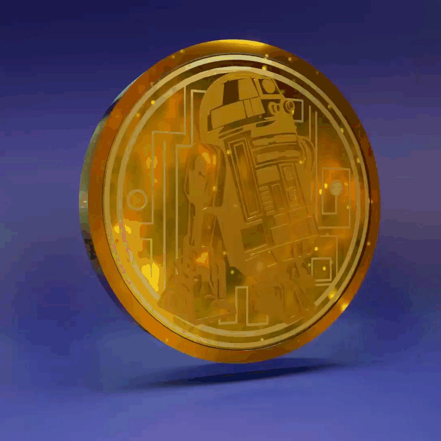 R2D2 Coin by warmuzak on DeviantArt