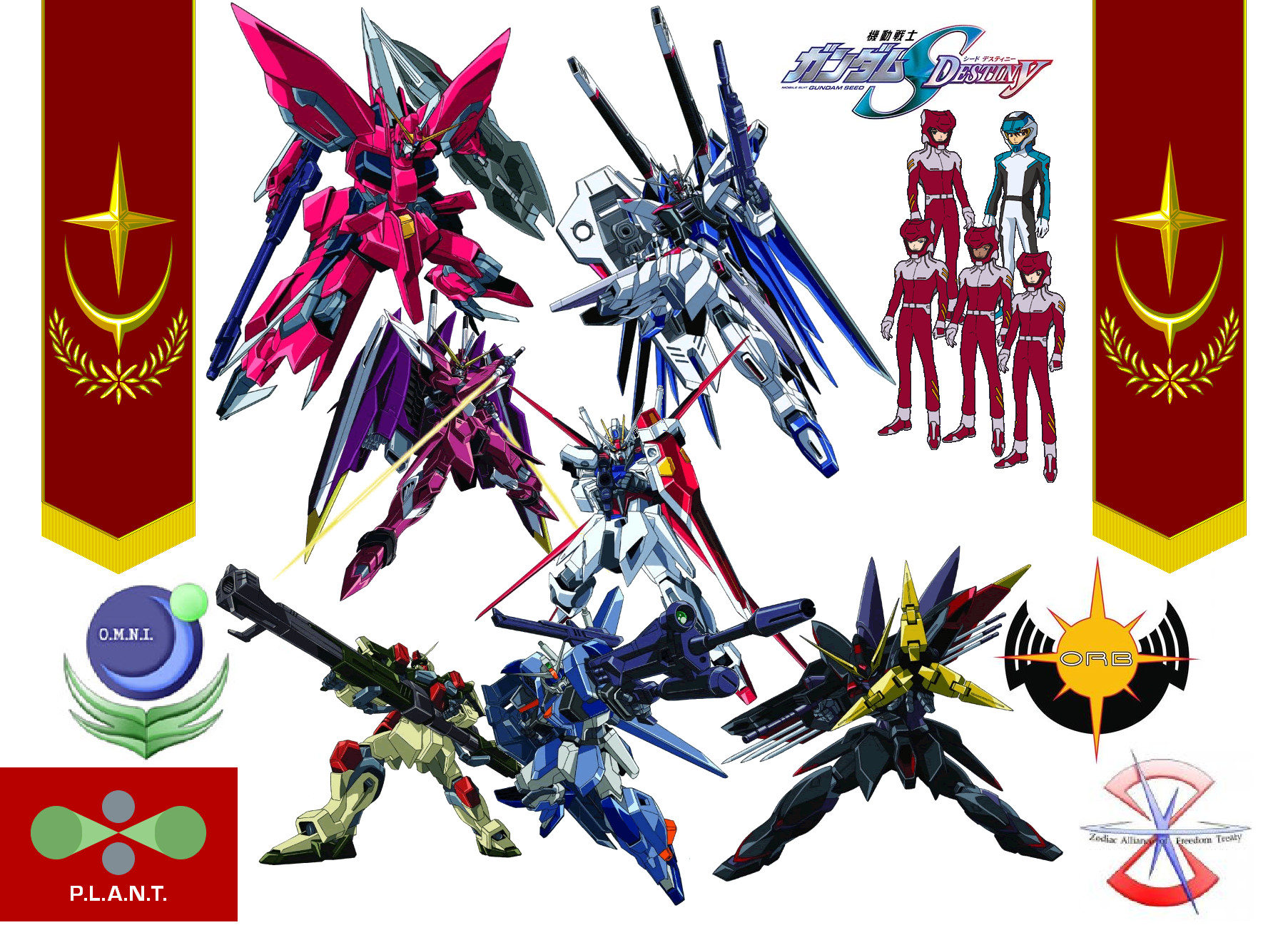 Gundam Seed Destiny Wallpaper By Vegeta90 On Deviantart
