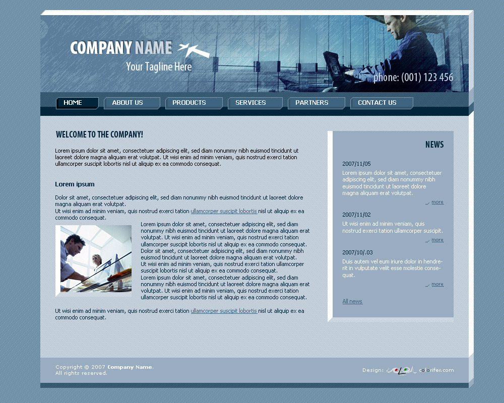 Business Website Template 005