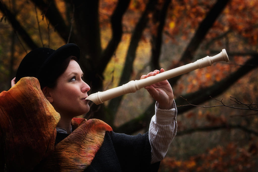 Flute For Rats Rat-catcher with Flute by Wulfovo on DeviantArt
