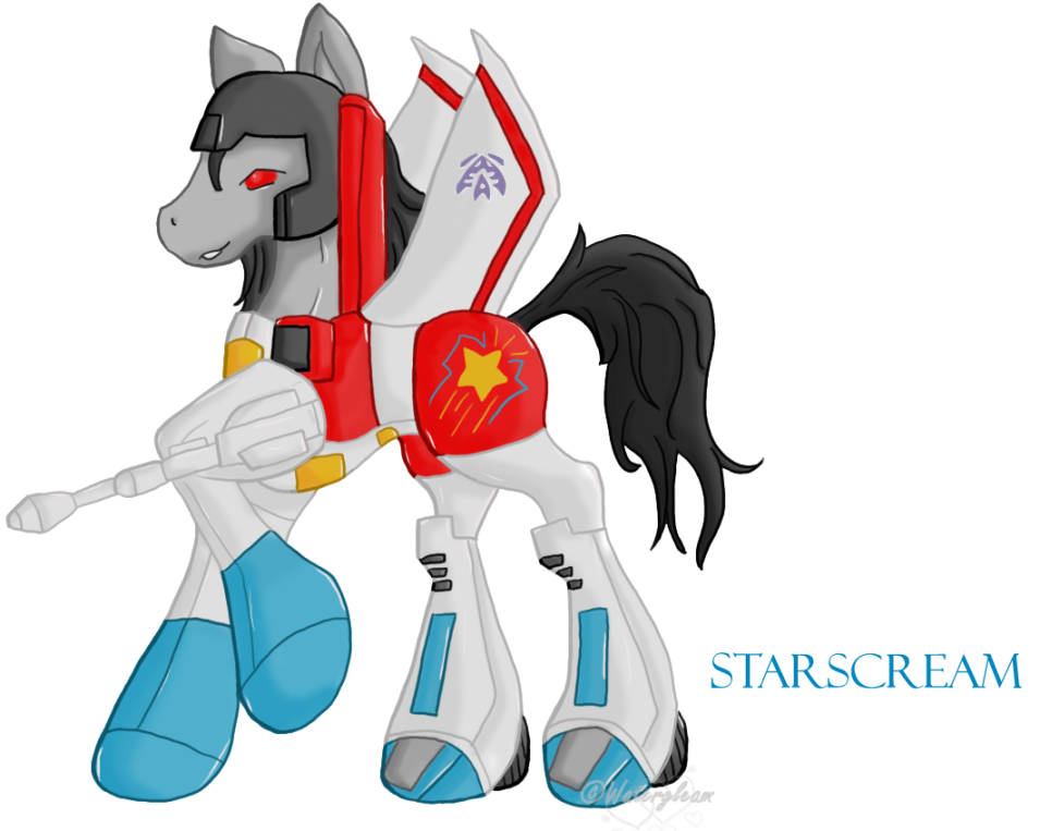 G1 Starscream pony