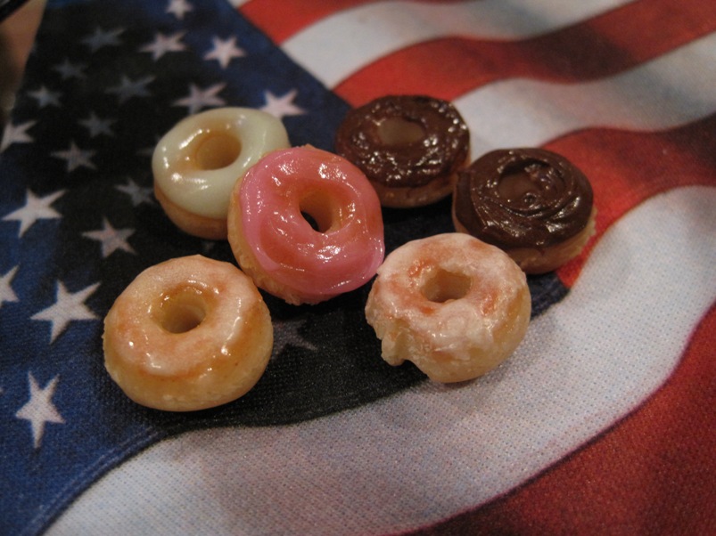 Tiny Clay Doughnuts