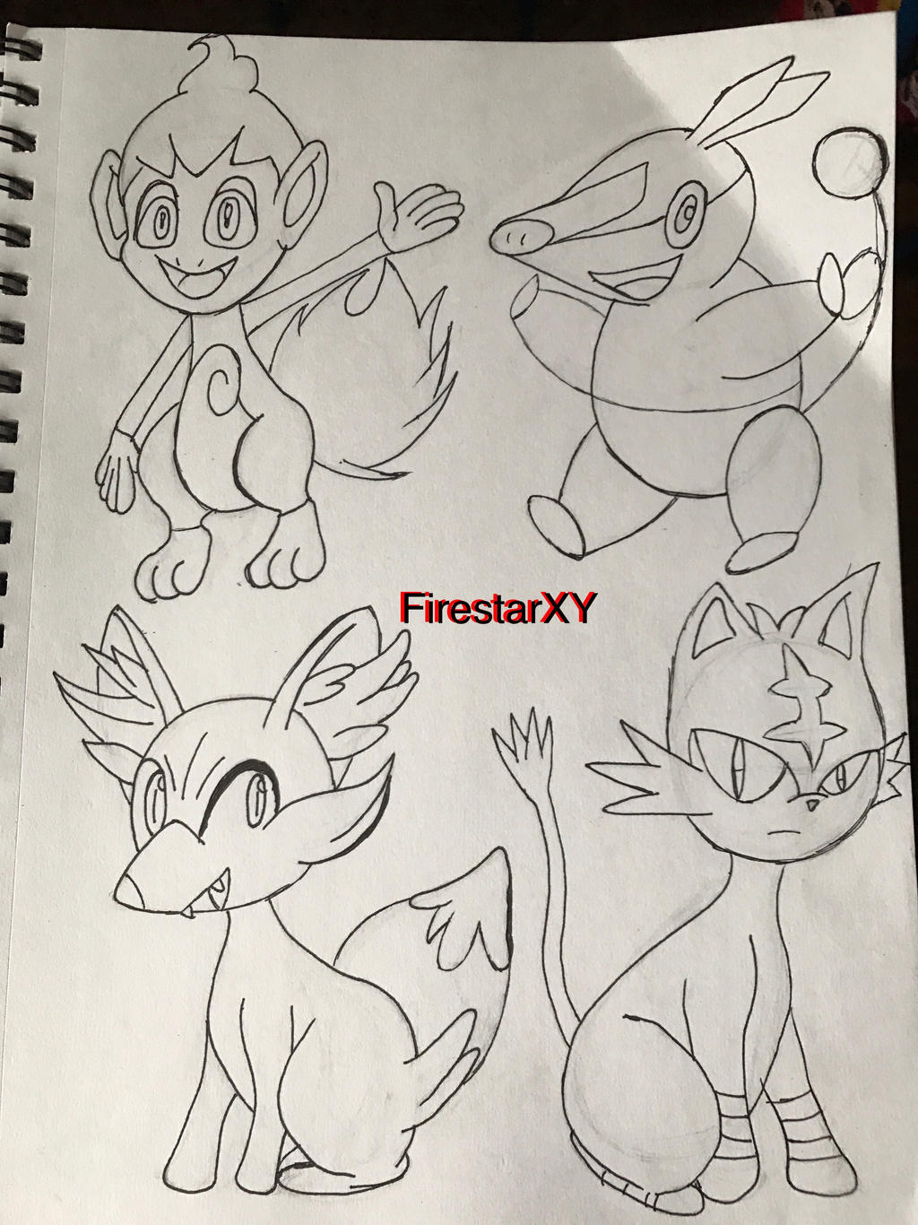 Pokmon drawing (part 2) by FirestarXY on DeviantArt