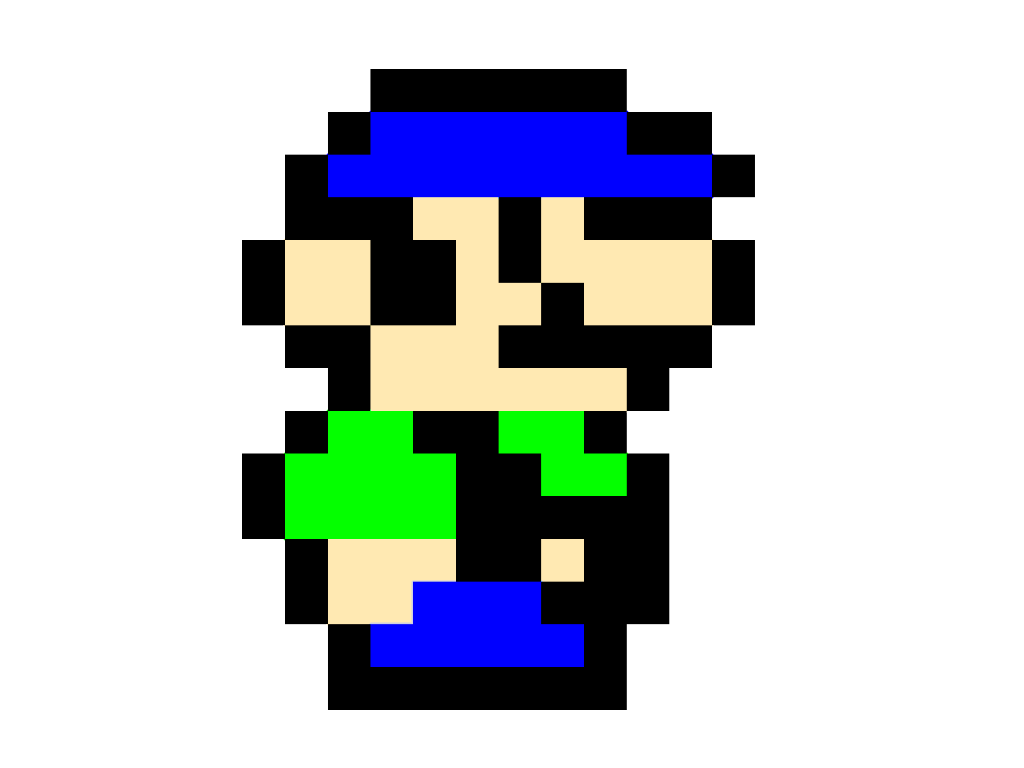 A random recolored mario by randomguy187 on DeviantArt