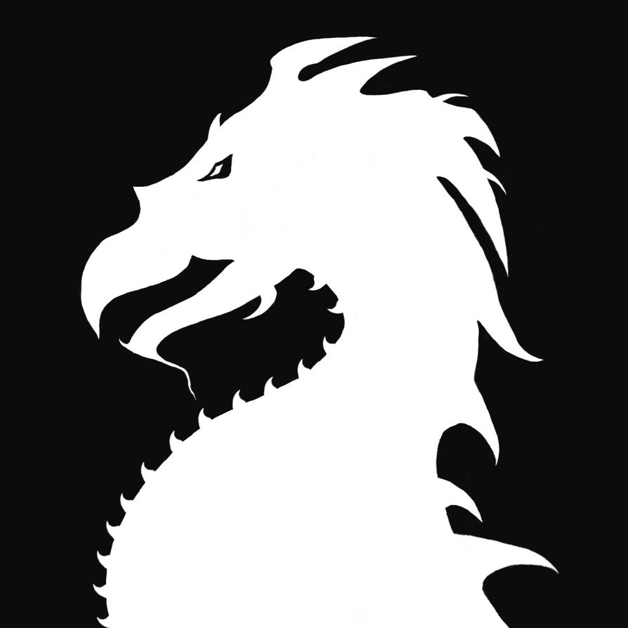 Dragon silhouette by Suuxe on DeviantArt