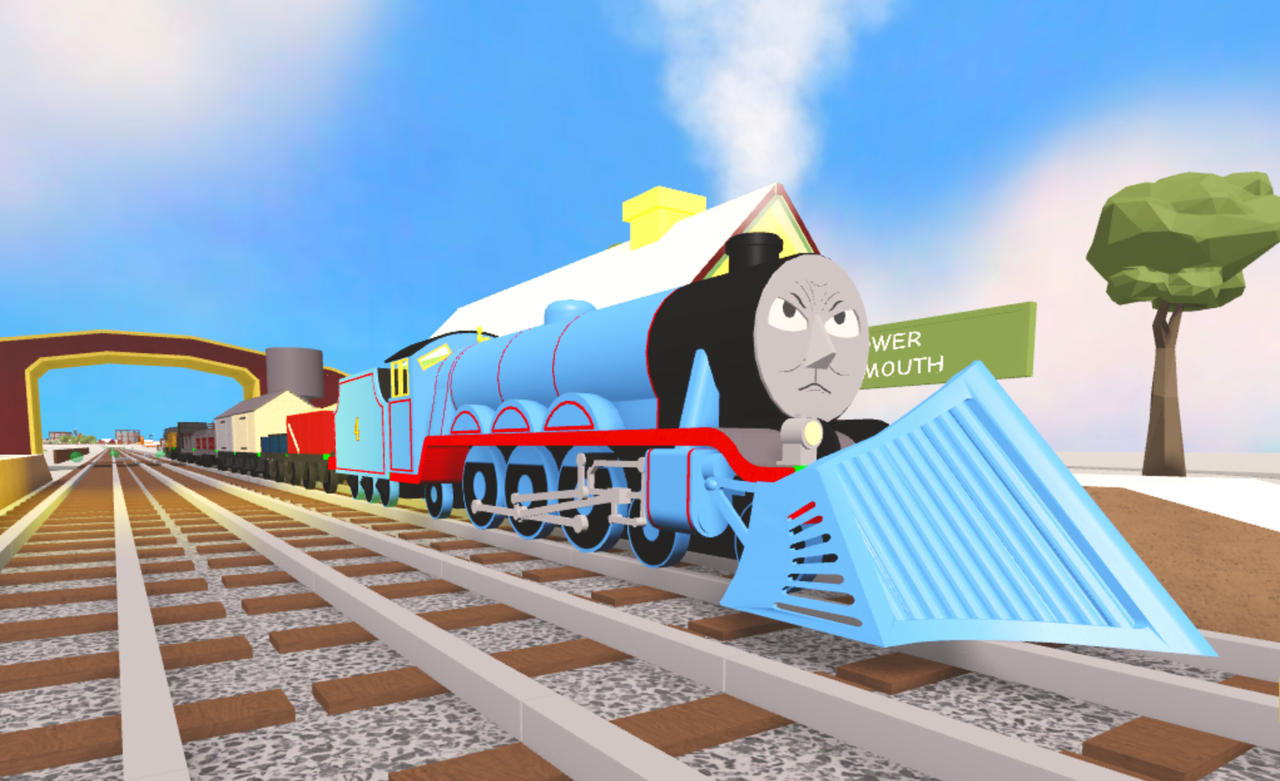 Grumpy Gordon and his goods train by Traindude57theB1 on DeviantArt
