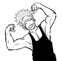 Kirishima Flexing