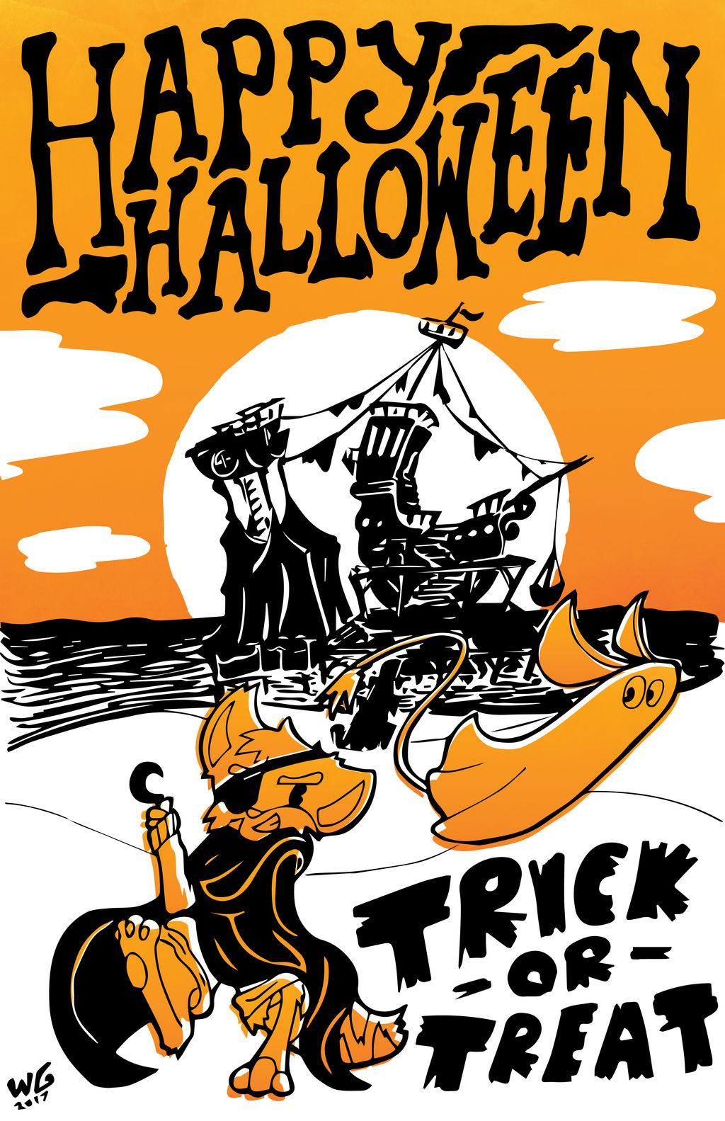 Spooky Ship by GrillWeaver