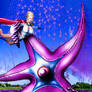 Powergirl Vs. Starro