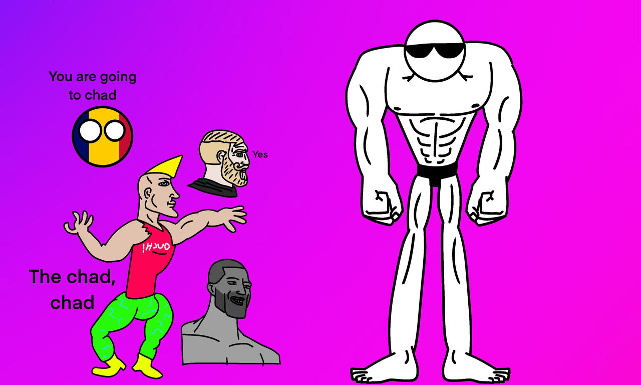 Chad Android Users The next gen chad by Casparscosmetics on DeviantArt
