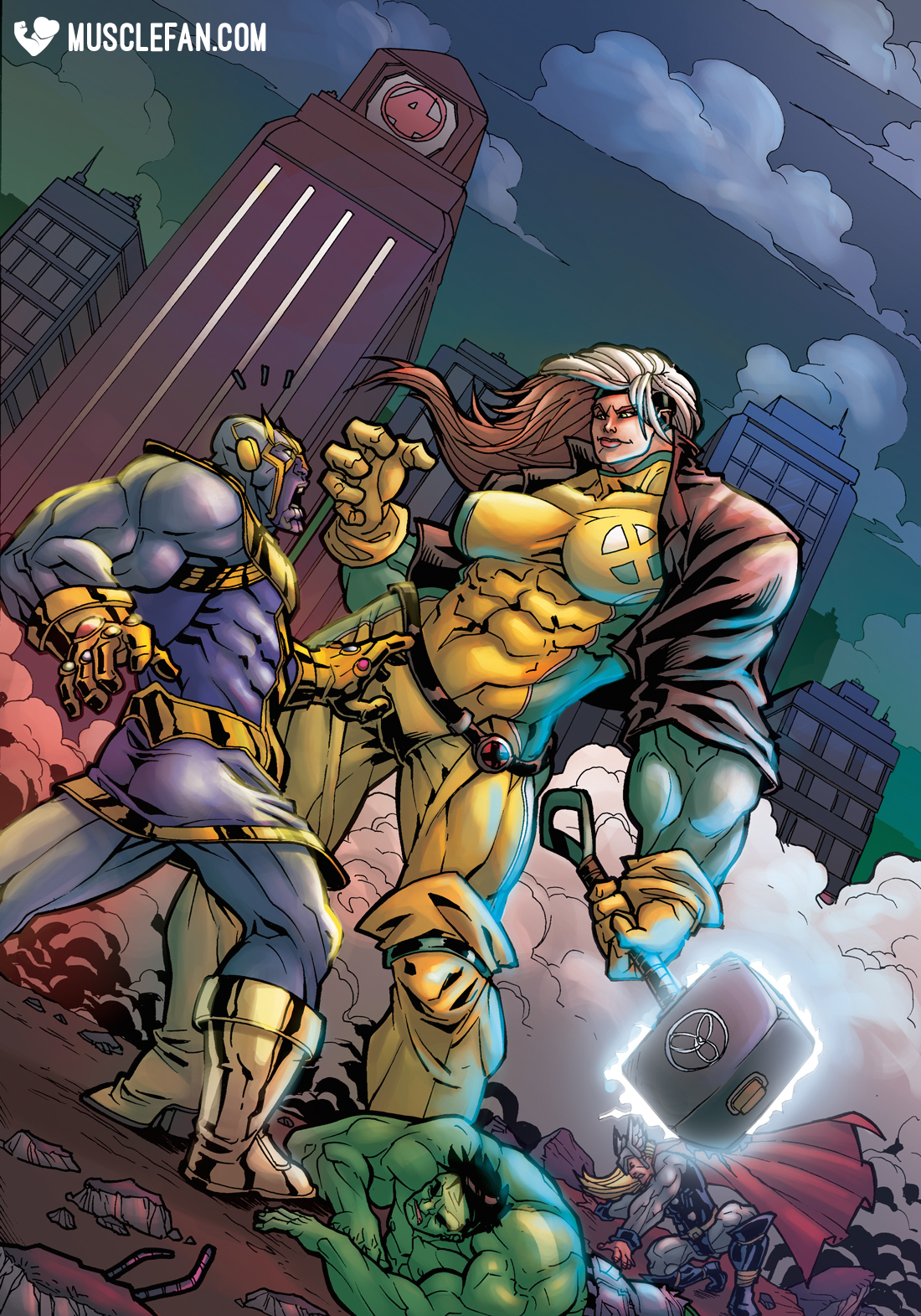 Attribute Theft Muscle Growth Saves The Day by on