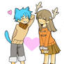 Gumball and Penny :3