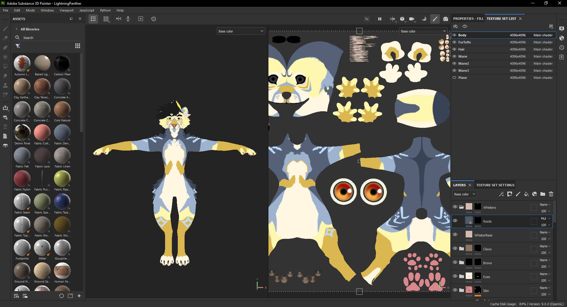 Vrchat skin 01 by LightningChaserArts on DeviantArt