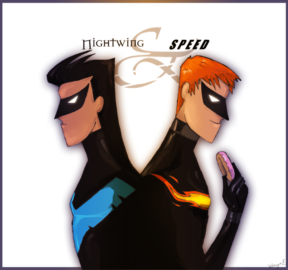 Nightwing, Speed and Doughnut