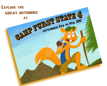 Camp Furst State 4 T-shirt Design