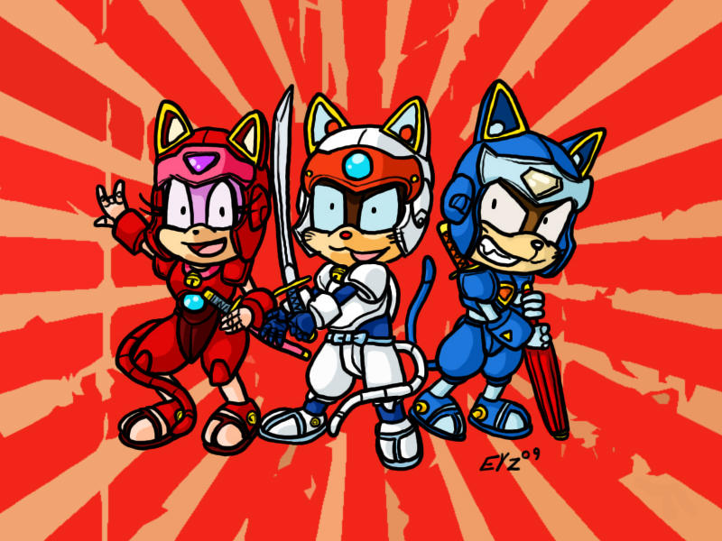 Samurai Pizza Cats by theEyZmaster on DeviantArt