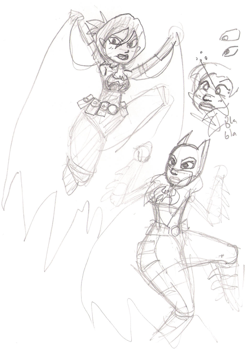 Basic Bat Doodle Bat-doodles by theEyZmaster on DeviantArt