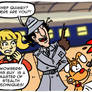 Inspector Gadget on the Orient Express