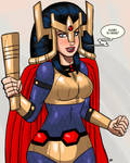 Commission for AtomicTiki 03 Big Barda by theEyZmaster