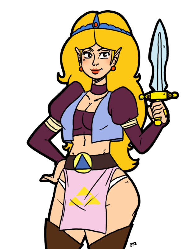 Commission for atomictiki - Sexy Zelda