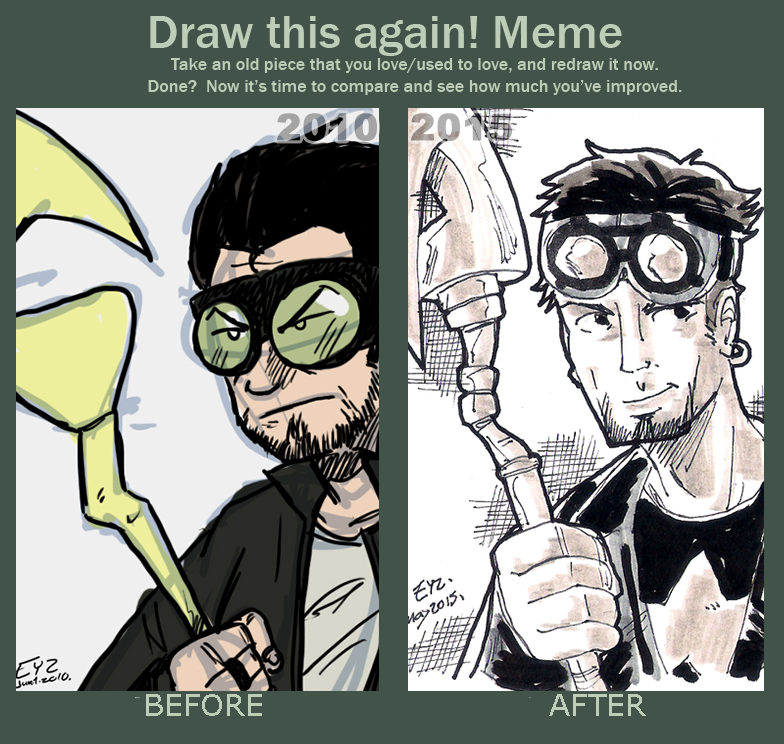 meme before and after 2010-2015 Starman