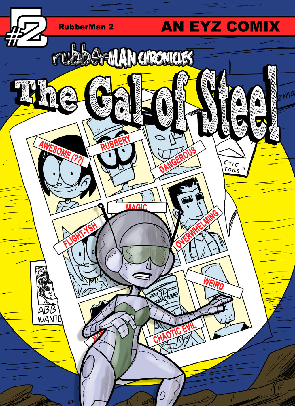 Dc Character Ruberman COMIX RubberMan II Cover Episode 2 by theEyZmaster on DeviantArt