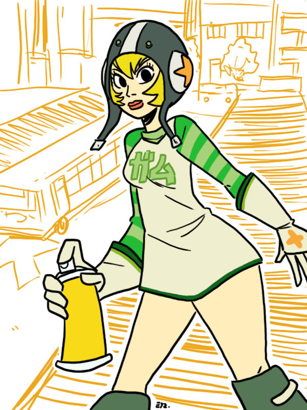 Jet Set Radio - Gum 05 by theEyZmaster on DeviantArt