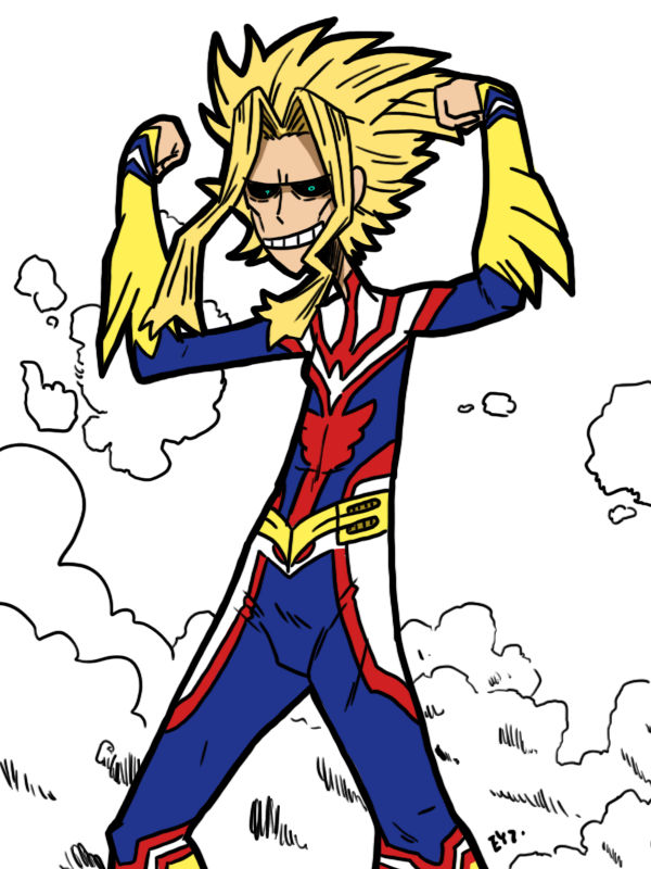 Commission for Waezi2 03 All Might by theEyZmaster on DeviantArt