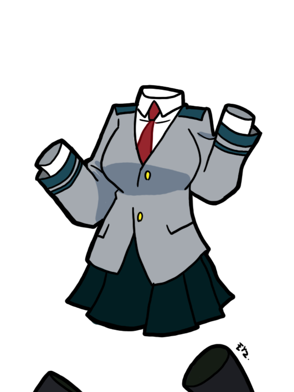 hagakure tooru (boku no hero academia) drawn by myu060309