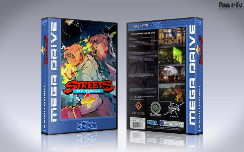 G33K Life Design CustomCoverArt MD Streets of Rage 4 DC
