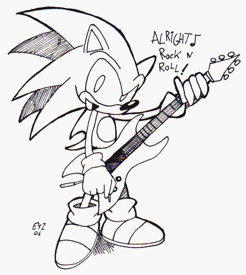 Sonic Rocker sonic rock by theEyZmaster on DeviantArt