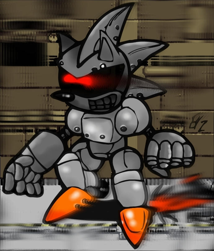 Silver Sonic Speed by theEyZmaster on DeviantArt