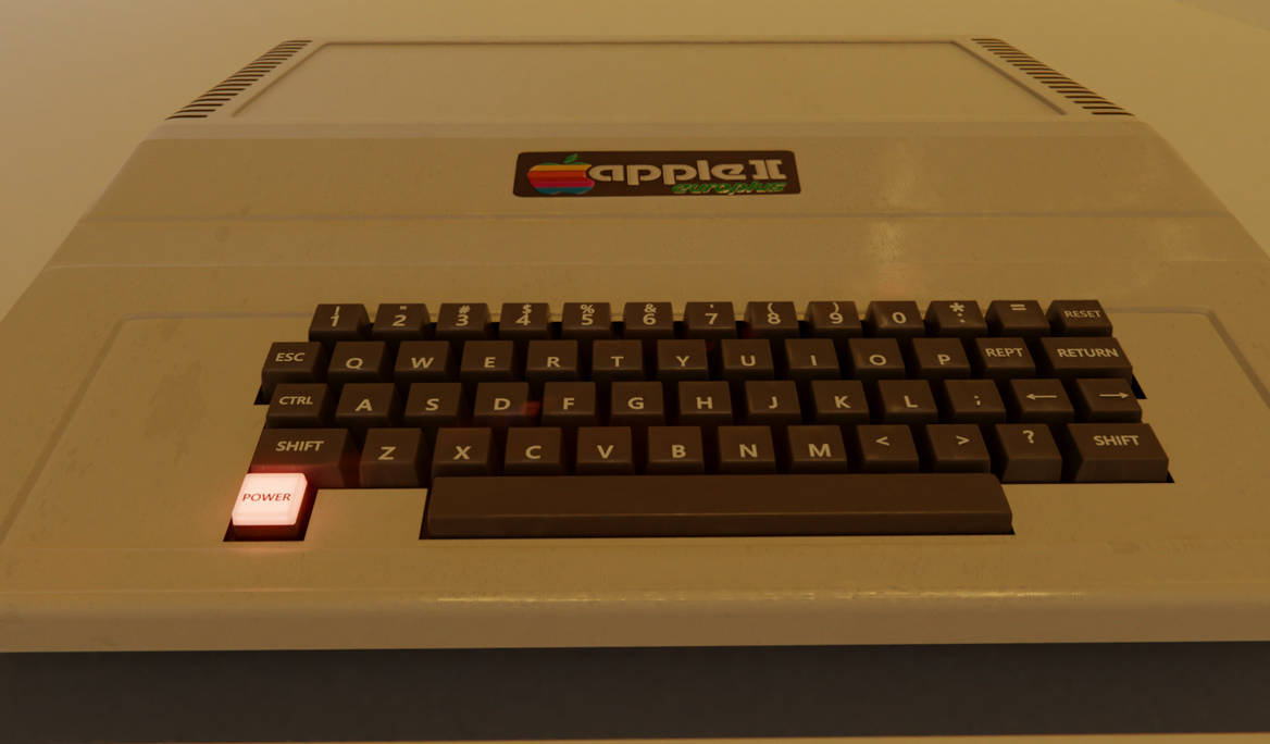 Apple II early render by sono2000 on DeviantArt