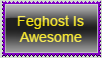 Feghost Is Awesome Stamp