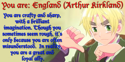 Looks like I'm England :3