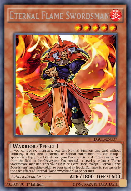 yugioh card flame swordsman Fighting Flame Sword - Maze of Millennia