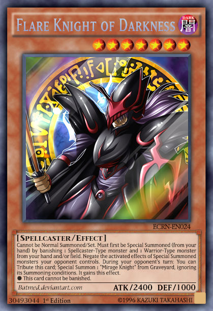 yugioh card dark flare knight Yu-Gi-Oh! - (DCR-017) - Dark Crisis - Unlimited Edition Special Summon 1 Mirage Knight from your hand or Deck. Yu-Gi-Oh - Dark Flare Knight