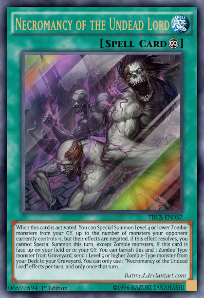 necromancy yugioh card When Necromancy leaves the battlefield Necromancy of the Undead Lord