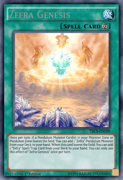 yugioh zefra deck 6th Tsu Cup - 1st Place Zefra Path