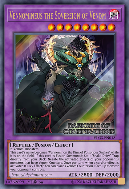 yugioh venom cards Yugioh Venom Deck - Vennominaga Serpent Snake Ananta Vennominon Boa Swamp