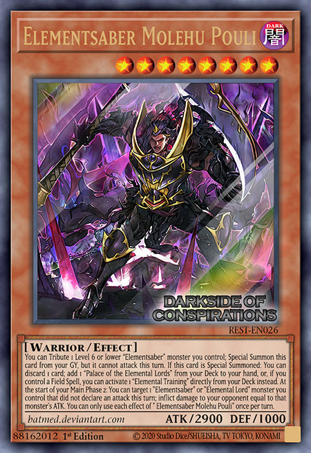 yugioh elementsaber cards Lapauila - FLOD-EN023 Super Rare when a Spell/Trap Card is activated (Quick Effect) YuGiOh Flames of Destruction Single