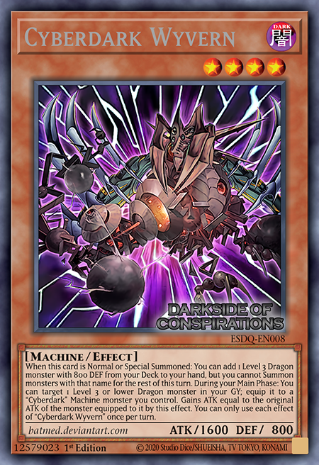 Cyberdark Edison Cyberdark Wyvern by BatMed on DeviantArt