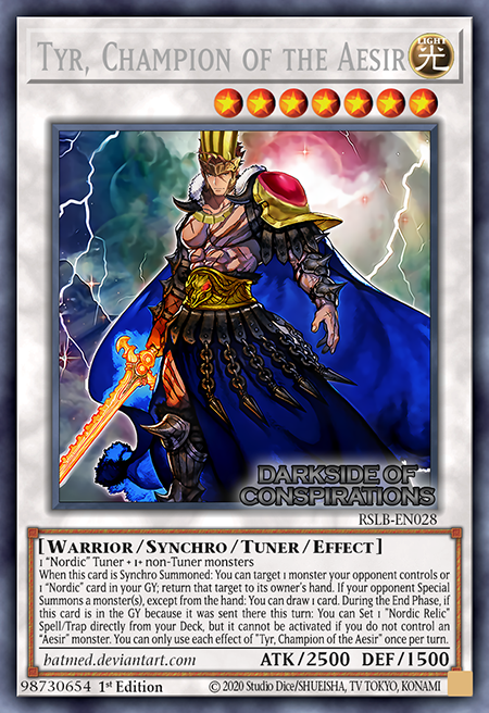 FGO Card Tyr God of Justice by Icelance669 on DeviantArt